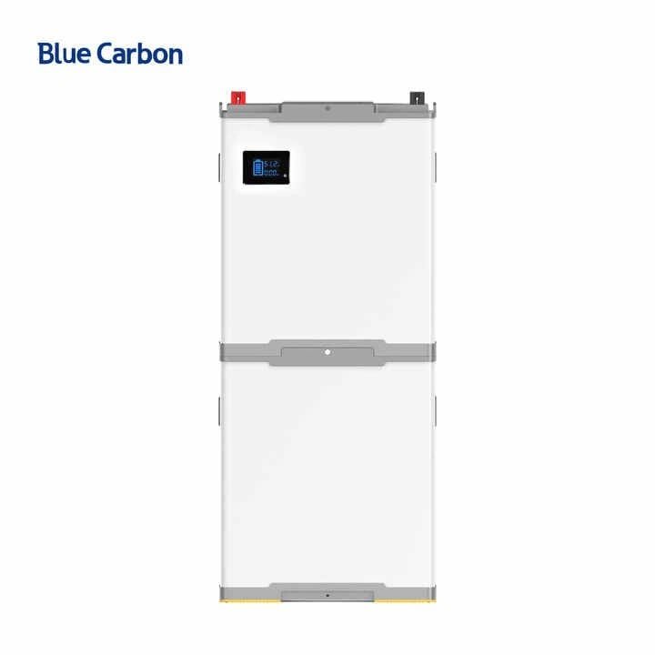 Blue Carbon Stackable Lithium Battery System 15kWh 12.5kWh 10kWh with Simple Screen for Home and Solar Energy Storage