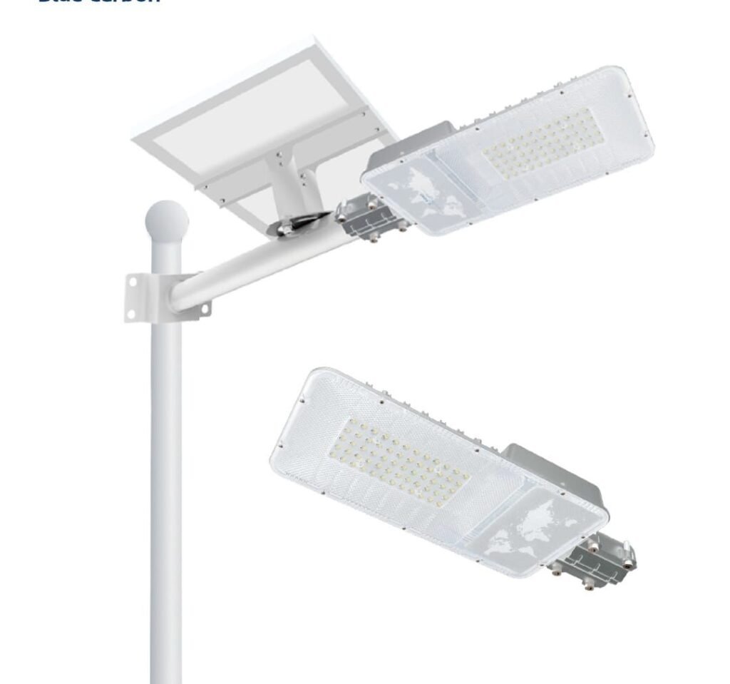 Blue Carbon Simplify Lights 1.0 Solar LED Outdoor Wall Light with Lithium Battery and IP65 Waterproof Design